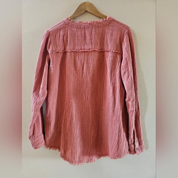 Natural Reflection Double Cloth Long Sleeve Button Down - Picture 2 of 3